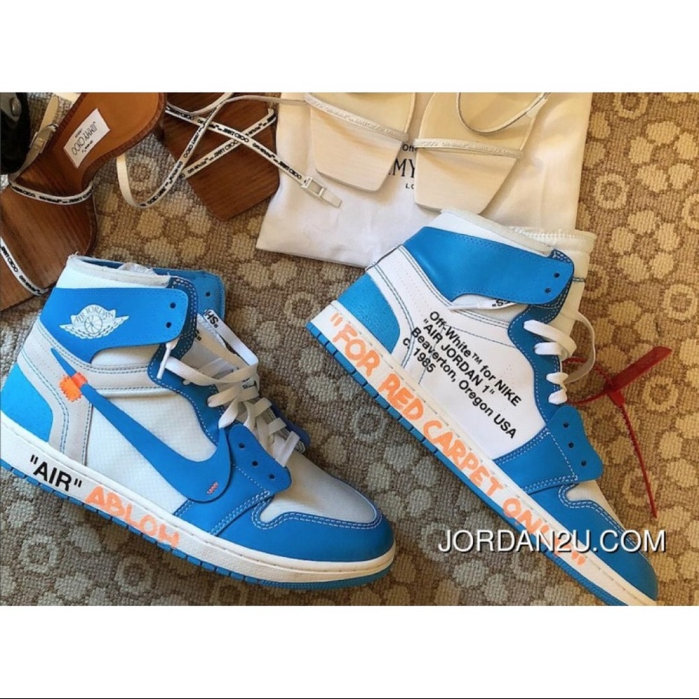UNC OFF WHITE Jordan 1s